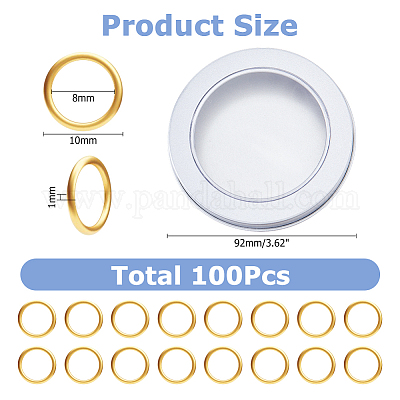 100 pz. marcatore punto di bloccaggio in ottone&nbsp;FIND-HS0002-20G-1
