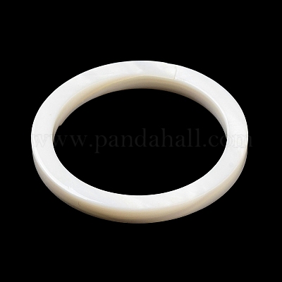 Anello di collegamento con conchiglia bianca naturale&nbsp;SSHEL-M022-16-1