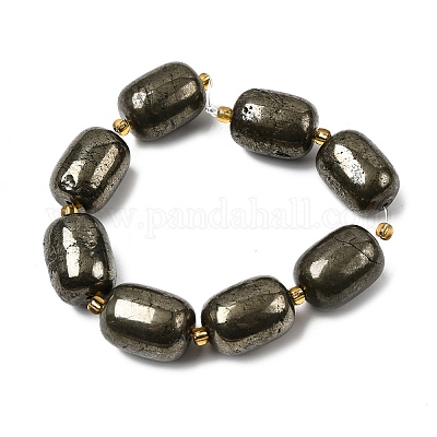 Природного пирита бисер нитей&nbsp;G-Z131-D01-01-1