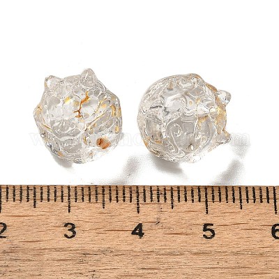 Прозрачные стеклянные бусины&nbsp;GLAA-D025-05H-1