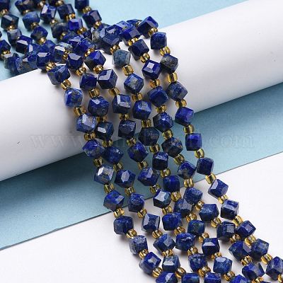 Natürlicher Lapislazuli Perlenstränge&nbsp;G-P463-25-1