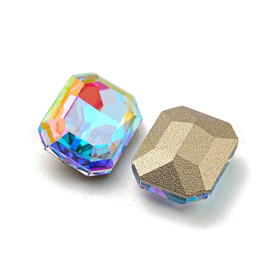Cabochons de strass en verre&nbsp;RGLA-M017-I02-202ST-1