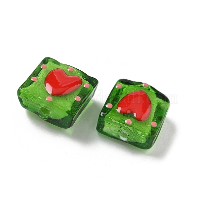 Эмалевые бусины ручной работы в технике лэмпворк LAMP-G147-02A-1