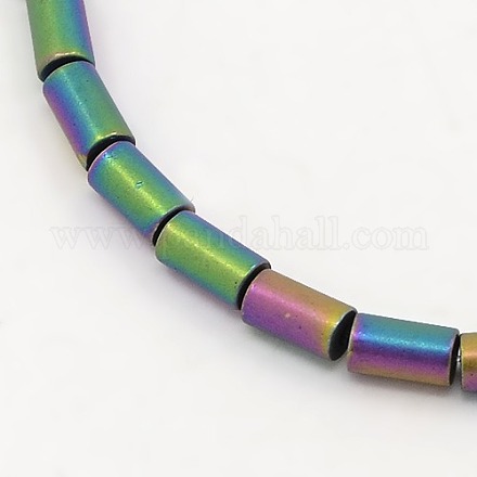 Electroplate Non-magnetic Synthetic Hematite Beads Strands G-M007-31E-1