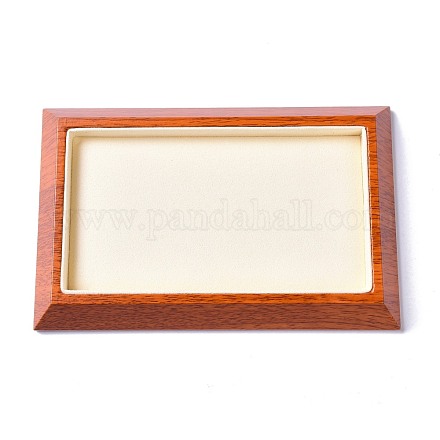 Bandeja de exhibición de pulseras de joyería de madera rectangular ODIS-P008-19A-02-1