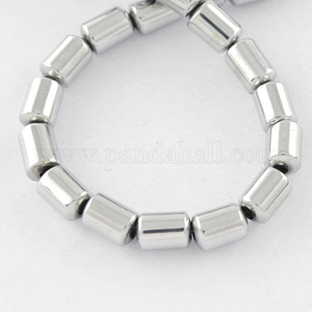 Chapelets de perles en hématite synthétique sans magnétiques X-G-Q888-5x4mm-7-1