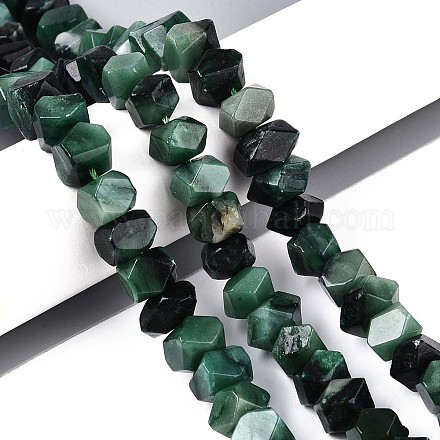 Бусины из натурального фуксита&nbsp;G-N327-05-30-1