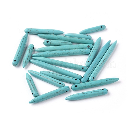 Synthetical Howlite Beads X-G511-1