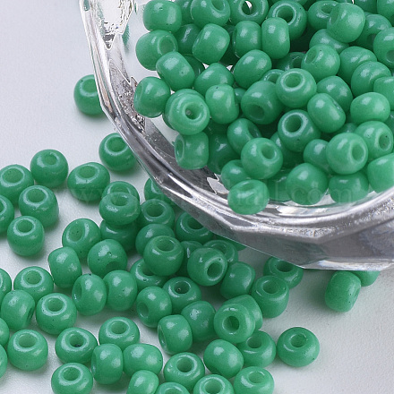 Baking Paint Glass Seed Beads SEED-Q025-3mm-L16-1