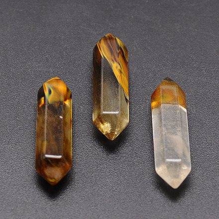 Perle di vetro sfaccettate in pietra di anguria G-K015-30mm-02-1