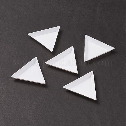 Bandejas de clasificación de rhinestone triangulares para decoración de uñas de polipropileno (pp) MRMJ-G003-02-1