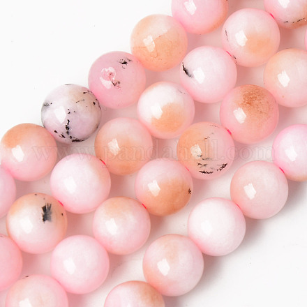 Chapelets de perles de quartz naturel G-R479-10mm-06-1