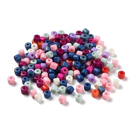 Opaque Acrylic Beads OACR-A027-12-1