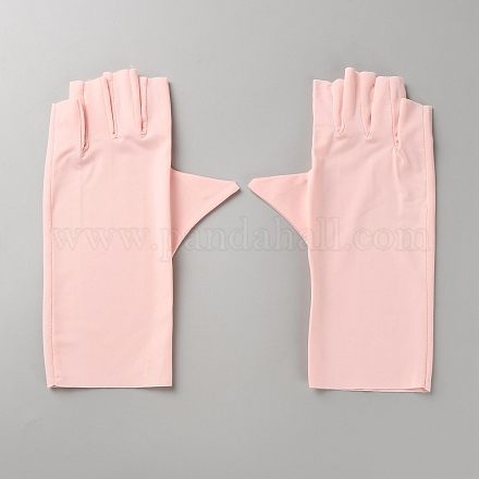 Перчатки без пальцев из полиэстера&nbsp;AJEW-WH20020-189C-1