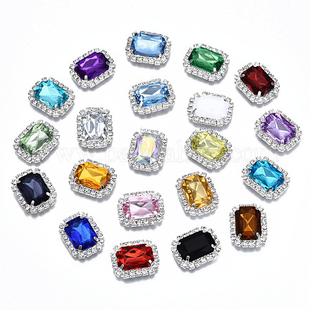 Acrílico diamante de imitación cabujones RB-T008-24-1