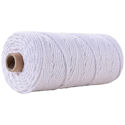 Hilos de hilo de algodón de 100 m para tejer manualidades KNIT-YW0001-01M-1