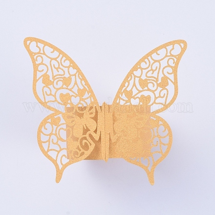 Ronds de serviette en papier papillon CON-G010-B06-1