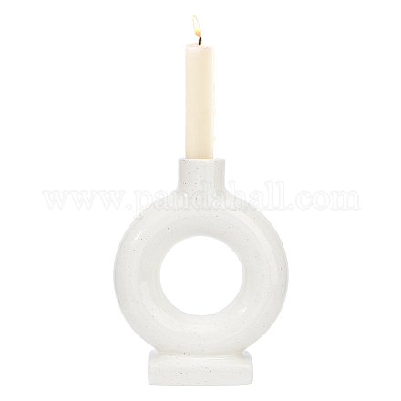Kerzenhalter aus Porzellan DJEW-WH0039-86-1