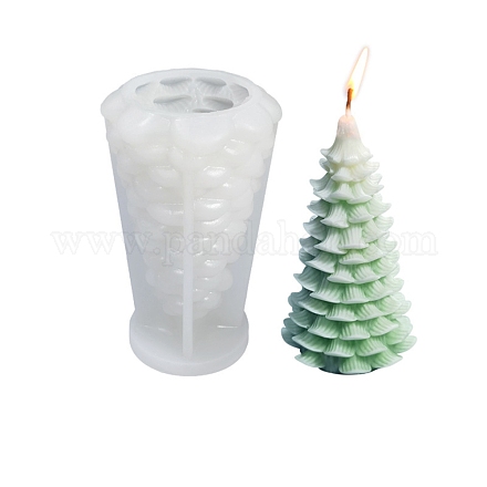 Stampi in silicone per candele fai da te albero di natale 3d CAND-B002-12A-1