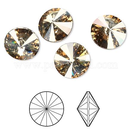 Österreichische Kristallrhinestone Cabochons 1122-SS29-F001GSHA-1