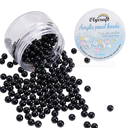 Perles d'imitation en plastique écologiques olycraft MACR-OC0001-04-1