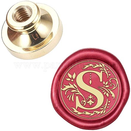 CRASPIRE Wax Seal Stamp Head Letter S AJEW-WH0099-663-1