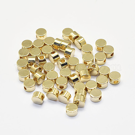 Long-Lasting Plated Brass Beads X-KK-K193-060G-NF-1
