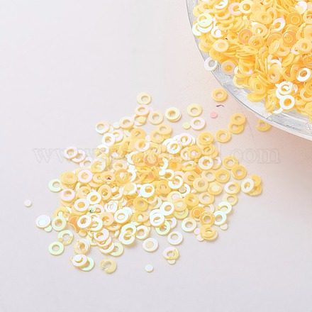 Ornement accessoires plastique paillette / paillettes perles PVC-E001-06-RC02-1