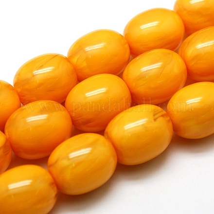 Buddhist Jewelry Beaded Findings Resin Barrel Bead Strands RESI-L002-A-D01-1