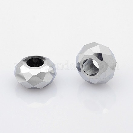 Full Plated Electroplate Glass Beads GPDL-J028-FP02-1
