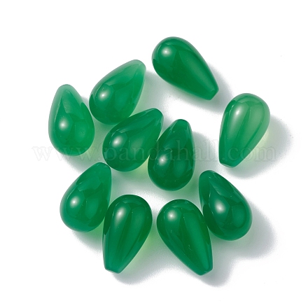 Perle di onice agata verde naturale G-F741-02A-02-1