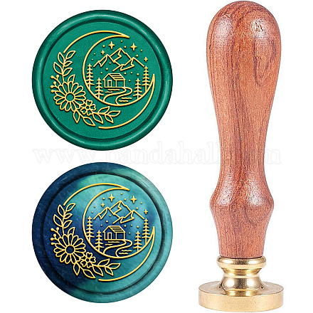 Wax Seal Stamp Set AJEW-WH0208-703-1