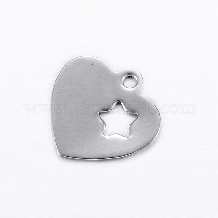 201 Stainless Steel Charms STAS-D445-056-1