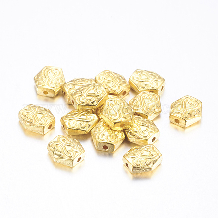 Perline in lega stile tibetano X-TIBEB-R030-G-LF-1