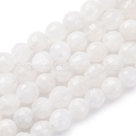 Бусины из натурального радужного лунного камня G-J403-04B-6mm-1