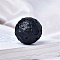 Moon Meteorite Natural Obsidian Crystal Ball, Reiki Energy Stone Display Decorations for Healing, Meditation, Witchcraft, 43mm