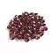 Glass Charms, Faceted, Cone, Indian Red, 8x4mm, Hole: 1~1.2mm