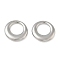 Brass Linking Rings, Round Link Shape, Rack Plating ,Long-Lasting Plated, Lead Free & Cadmium Free, Platinum, 14x2.8mm, Inner Diameter: 8mm