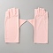 Polyester Fingerless Gloves, Sun Protection Gloves, PeachPuff, 213x128x2mm