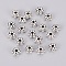 Tibetan Silver Spacer Beads, Flower, Cadmium Free & Nickel Free & Lead Free, Antique Silver, 9mm, Hole: 2mm