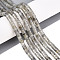 Natural Labradorite Beads Strands, Heishi Beads, Flat Round/Disc, 4x2mm, Hole: 0.6mm, about 149~171pcs/Strand, 15.35 inch~15.55 inch(39~39.5cm)