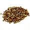Glass Rhinestone Cabochons, Pointed Back, Diamond-shape, Topaz, 6x4.5mm, 280pcs/bag