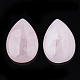 Colgantes naturales de cuarzo rosa X-G-S336-72B-1
