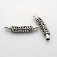 Tibetan Style Alloy Curved Tube Beads PALLOY-J415-77AS-NF-1