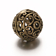 Скань круглые шарики сплава тибетский стиль TIBEB-AD22265-AG-RS-2