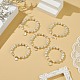 Cat Eye Round Beads Beaded Bracelets BJEW-JB09053-2