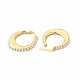 Oval Rack Plating Brass Hoop Earrings for Women EJEW-H091-18G-2