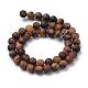 Natural Tiger Eye Round Bead Strands G-T055-6mm-04-2