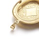 Handmade Brass Locket Pendants KK-P179-A01-3