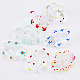 DICOSMETIC 14Pcs 7 Colors Cute Cloud Beads Cloud Acrylic Beads Transparent Acrylic Beads with Enamel Colored Loose Spacer Beads Small Hole Beads 2mm for Beading Jewelry Making ACRC-DC0001-01-1